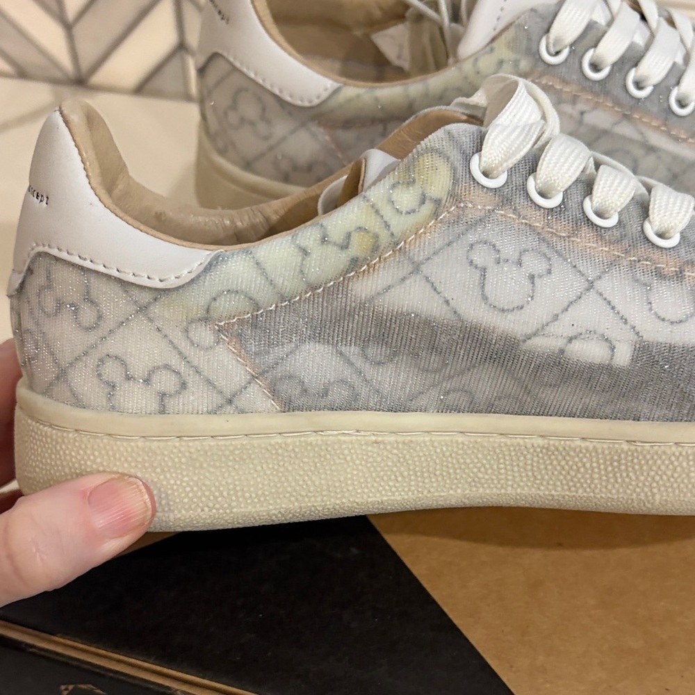 Disney Master of Arts Concept White and Gray Women's Sneakers - Picture 14 of 16